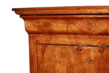 Secretaire Francese Stile Impero in Mogano Biondo XIX secolo