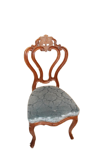 Gruppo di 4 Sedie Nord Europa Sitle Biedermeier in legno di Noce