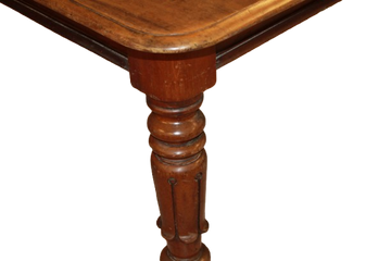 English Victorian Walnut Table – Mid 19th Century