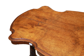 Tavolino a biscotto Inglese del 1800 in noce