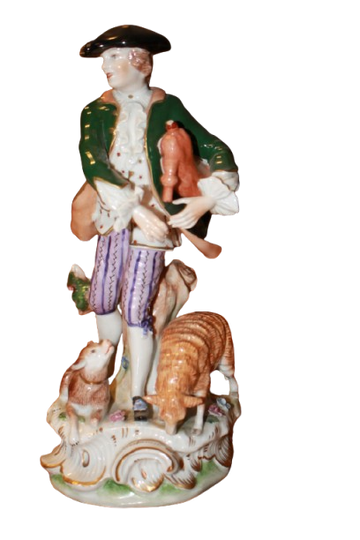 Coppia di figure di porcellana Tedesche Manifattura Meissen