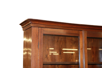 Credenza doppio corpo Italiana di metà 1800 in noce