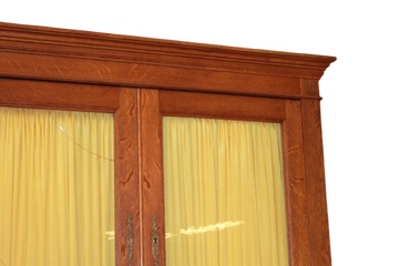 Credenza Doppio Corpo Francese del 1800 in Rovere Miele