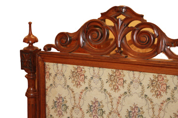 Parascintille Inglese del 1800 Stile Vittoriano in legno di noce