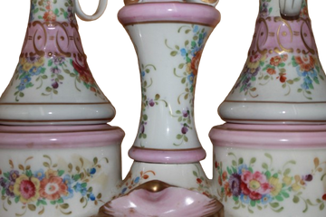 Oliera e acetiera del 1800 in Porcellana Francese