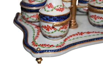 Oliera e acetiera del 1800 in Porcellana Francese Sevres marchio