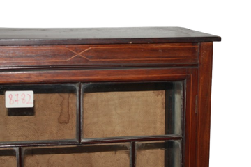 Vetrina a 1 porta Inglese Vittoriana del 1800 in Mogano