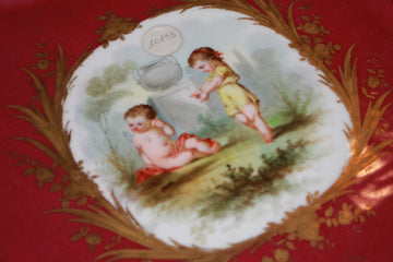 Vassoio in porcellana Manifattura Sevres XIX secolo