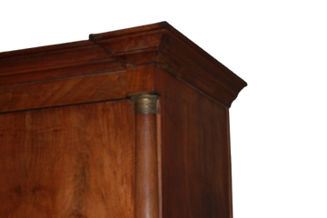 19th century French Empire style wardrobe in mahogany