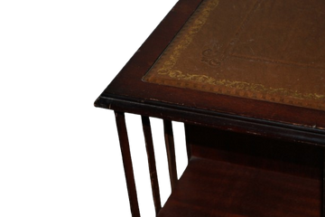 Libreria Inglese Girevole della Seconda Metà del 1800 In Mogano