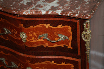 Piccolo Comoncino Luigi XV Intarsiato XIX secolo