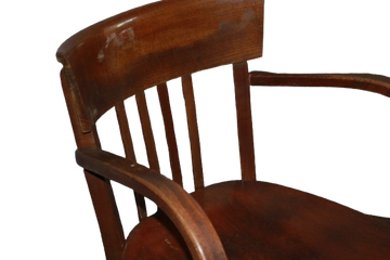 Poltrona Girevole da Scrivania di inizio 1900 Inglese