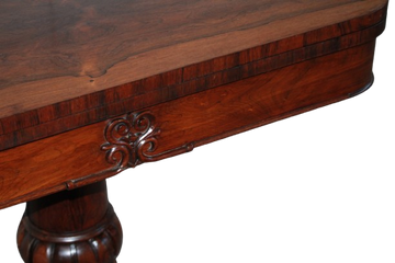 Tavolino da Gioco Inglese stile Regency XIX secolo In Palissandro
