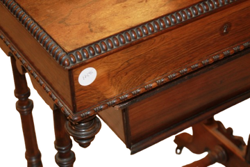 Toilette Stile Carlo X in Noce Fiammato XIX secolo