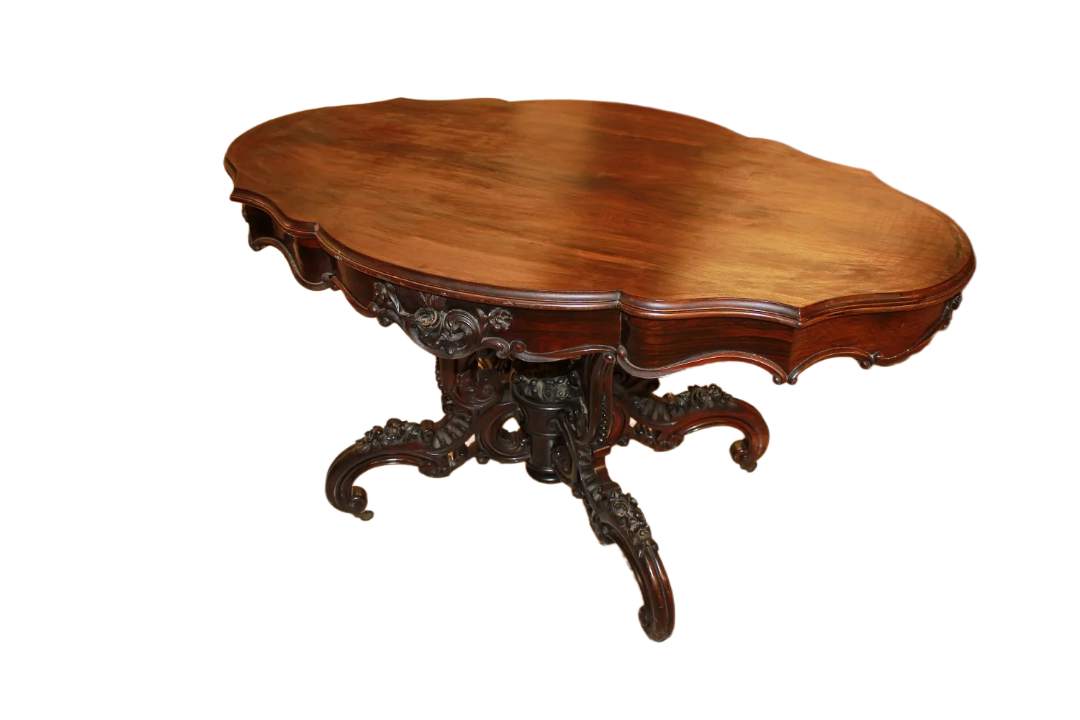 Table de salon français du 19ème siècle style Louis-Philippe