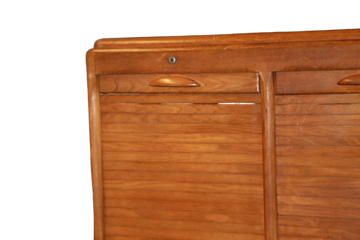Mobiletto da ufficio porta documenti di inizio 1900 con serrandine
