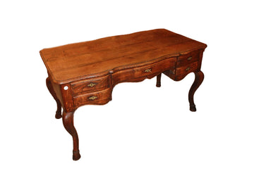Scrivania Provenzale del 1800 in legno di rovere