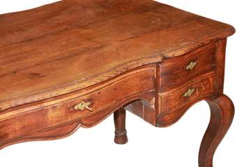 Scrivania Provenzale del 1800 in legno di rovere