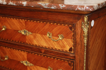 Settimino Francese stile Transizione di metà 1800 in bois de rose