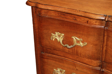 Piccolo Cassettone del 1800 Stile Provenzale in Legno di Noce