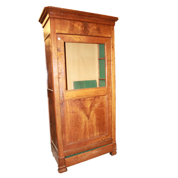 Armoire français style Louis-Philippe en noyer, milieu XIXe siècle