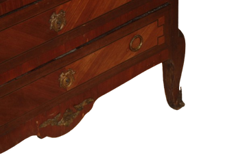 Secretaire Stile Transizione del 1800 con marmo nero
