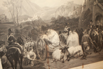 Stampa Francese del 1800 CONFESSION D'UN CHEF DE BRIGANDS ITALIENS.