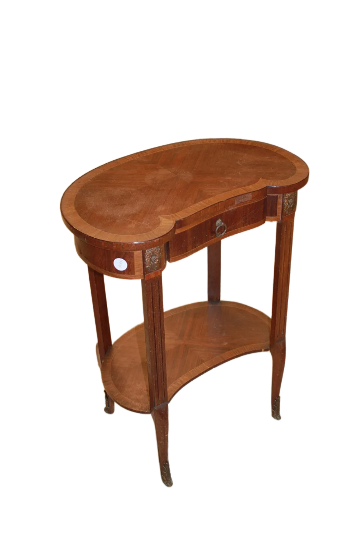 Französischer Bohnen-förmiger Tisch im Louis XVI-Stil aus dem 19. Jahrhundert