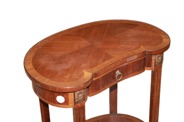 Tavolino a fagiolo francese stile Luigi XVI del 1800