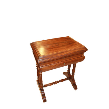 Toilette Francese del 1800 In Mogano con Specchio