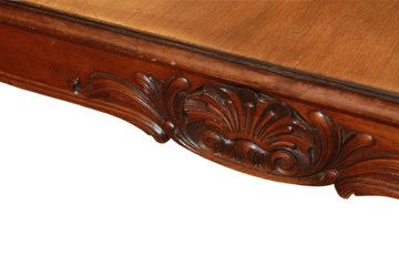 Tavolo Fisso stile Provenzale di fine 1800 in legno di noce