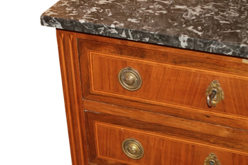 Comoncino Francese Stile Luigi XVI in legno di Mogano