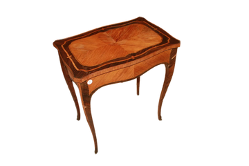 Tavolino stile Luigi XV con Pianetto Laterale Estraibile XIX Secolo