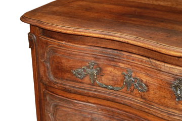 Canterano francese di fine 1600 in noce – Comò antico a 3 cassetti