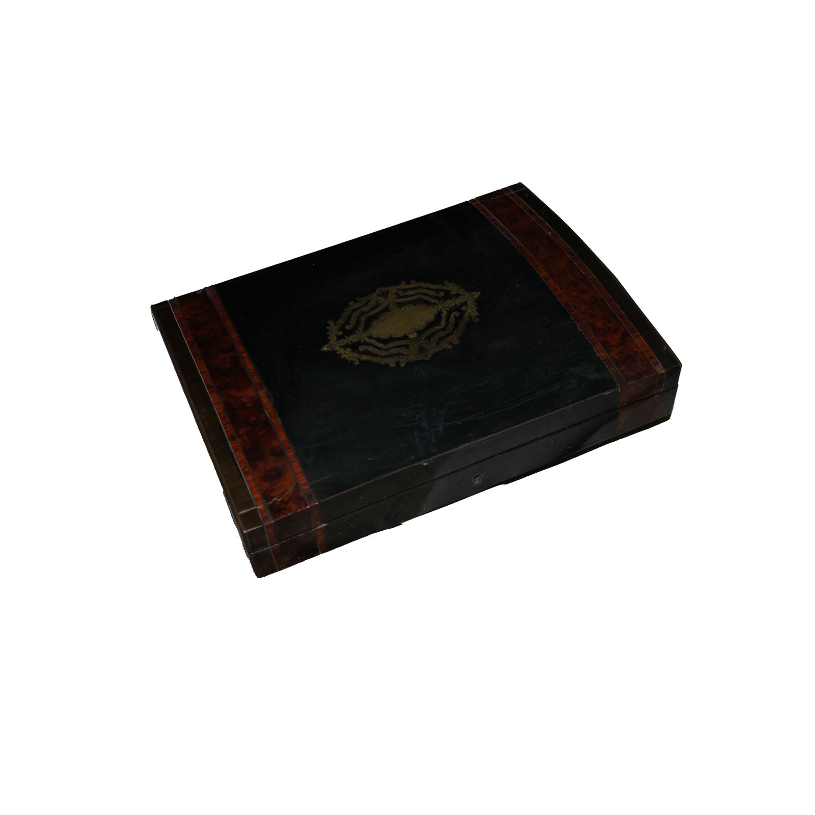 Boîte de Jeu Française Style Boulle pour Dés et Cartes – XIXe Siècle