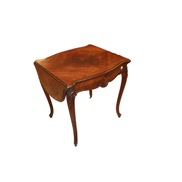 Tavolino da salotto francese con Alette del 1800 in Legno di Palissandro