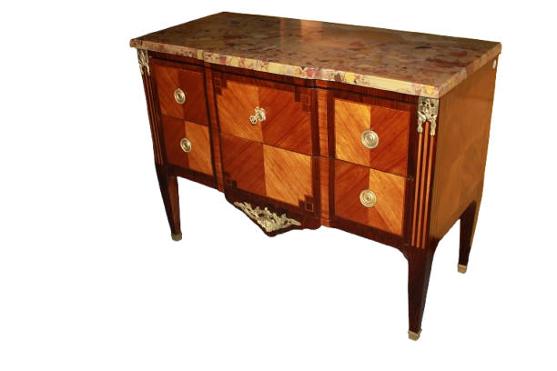 Französischer Louis XVI Kommode aus der zweiten Hälfte des 19. Jahrhunderts aus Rosenholz