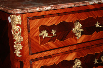 Settimino a 6 cassetti Francese Stile Napoleone III in legno di bois de violette