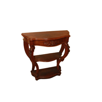 Petite Console Louis Philippe en acajou – France, XIXe siècle