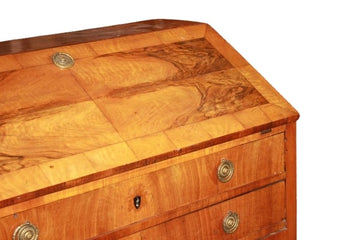 Grande Ribalta Francese Stile Luigi XVI in legno di Noce del XVIII Secolo