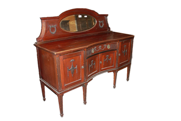 Late 19th century Louis XVI style sideboard in mahogany wood
