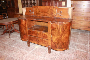 French Art Nouveau sideboard in walnut from the first half of the 1900s