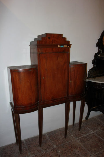 Particolarissimo cabinet Vittoriano di fine 1800 in legno di mogano