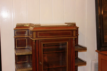 19th century French Louis XVI style cabinet in mahogany wood