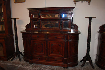 Pair of large mahogany mid-19th century Louis Philippe style sideboards
