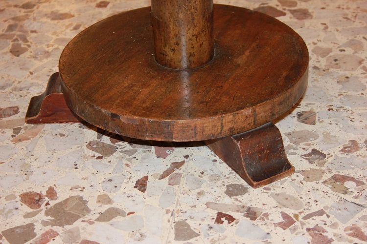 Tavolino da salotto Decò in legno di palissandro di inizio 1900