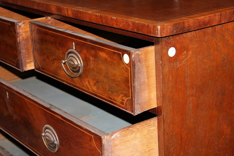 Bauletto il legno e lamina argento 925/1000 - mogano e