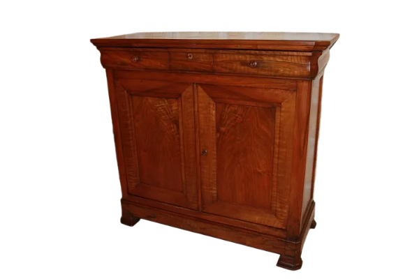 Grande credenza Luigi Filippo del 1800 in legno di noce