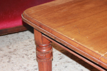 Table extensible victorienne en bois d'acajou datant des années 1800