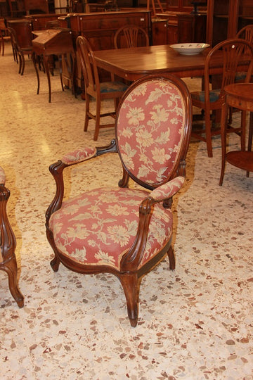 Paire de fauteuils français de style Louis Philippe en palissandre du 19ème siècle